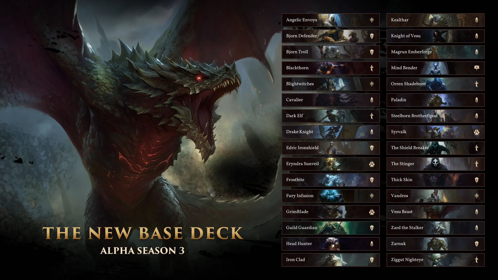 The new Base Deck — Alpha Season 3